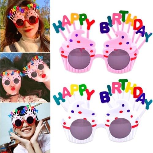 Happy Birthday Glasses Photo Booth Props for Birthday Party Kids Glasses Party Supplies Party Favor Accessories