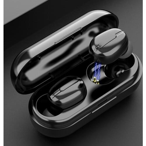Sport Wireless Bluetooth Earphones Earset Stereo Headphones Long Battery Life Charging Box Waterproof Earbud Sports Headphones