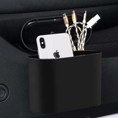 Universal Hanging Car Trash Garbage Can Flip Lid Dustbin Interior Organizer Box for BMW all series 1 2 3 4 5 6 7 X E F-series
