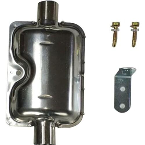 60/120cm Stainless Steel Car Exhaust Pipe Gas Vent Hose Heater Exhaust