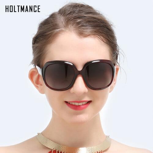 Round Women Sunglasses Polarized Driving Sun Glasses Big Frame Oversized TAC Lens Shades Female Elegant Fashion Simple Eyewear