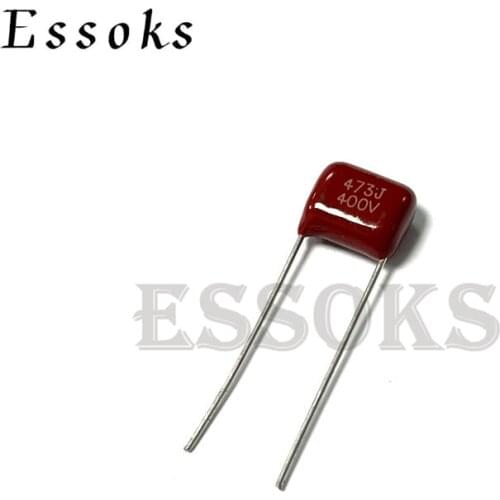 10PCS 400V473J 0.047UF Pitch 7.5mm 10mm 47NF 400V 473 473J CBB Polypropylene film capacitor