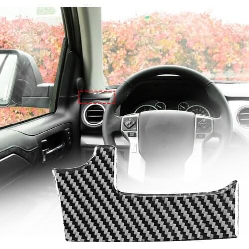 2Pcs Air Vent Panel Cover Anti-corrosive Dashboard Conditioner Outlet Trim Covers for To yo ta Tundra 2014-2018 Left Drive