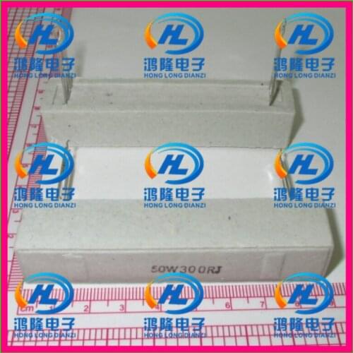 5pcs/lot) 50W 300 ohm +/- 5% / 50W 300RJ / 50W 300R / The plug-in