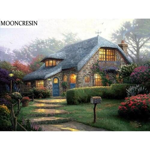 Diamond Embroidery Cross Stitch Mosaic Pictures of Rhinestones 5D Diy Diamond Painting Country House Decoration Needlework Arts