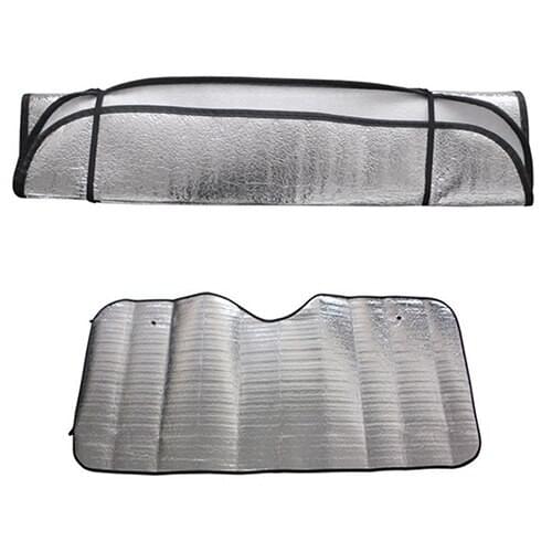 Car Sun Shade UV Protection Curtain Car Sunshade Film Windshield Visor Front Windshield Sunshade Cover