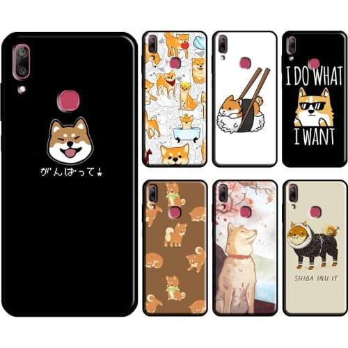 Funny Shiba Inu Phone Case For Huawei Y9S Y7A Y5P Y6P 2020 Y5 2017 Y6 Y7 Prime 2018 2019 Nova 2 5T Coque