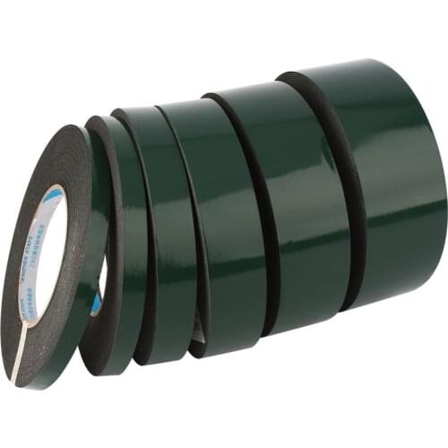 10m Double Sided Tape Strong Adhesive Black Foam Tape for Cell Phone Repair Gasket Screen PCB Dust Proof (1mm Thick)