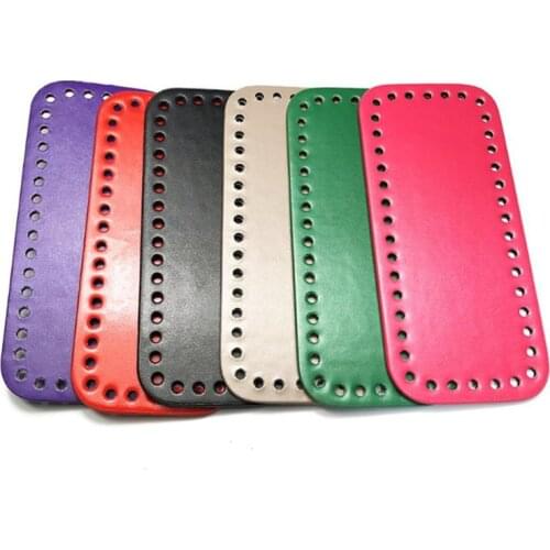 Leather Bag Bottom Shaper Cushion Pad for Making DIY Shoulder Handbag Purse Rectangle Bag Bottom With Holes Bag Accessories