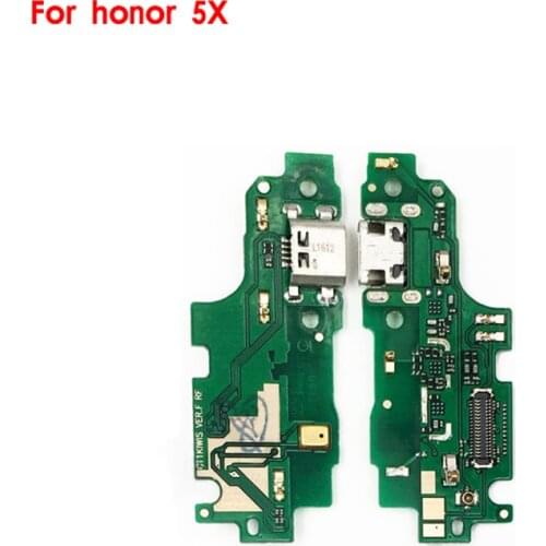 Micro USB Charging Flex Cable For Huawei Honor 5X Charger Dock Port with Microphone Replacement Parts