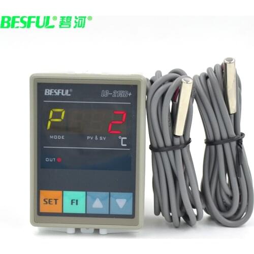 LC-215B+Temperature Controller Solar Hot Water Circulation Pump Temperature Difference Controller Instrument With 2 Sensor Lines
