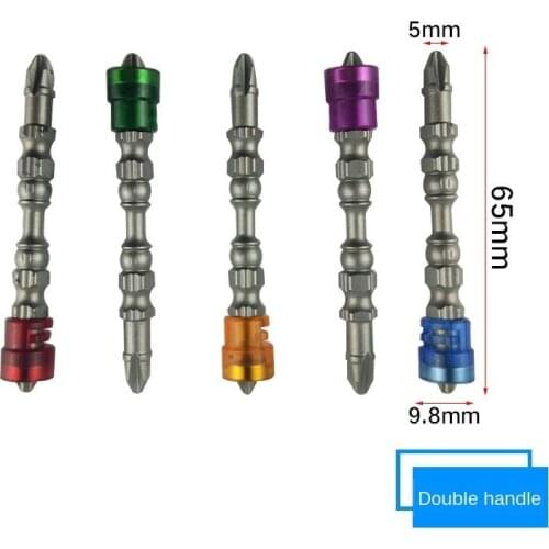 5PCS Electric Screw Driver Set Tools 65L Double Head Magnetic Driver Cross Drill Set Screwdriver Bit For Power Tools Home DIY