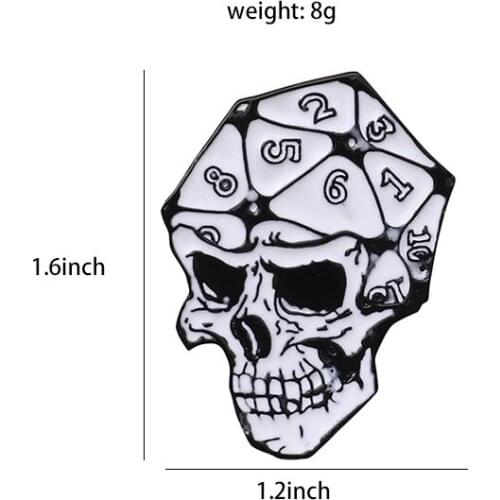 New Metal Alloy Brooch Fashion Personality Badge Pin Trendy Costume Backpack Jewelry Gift Brooches