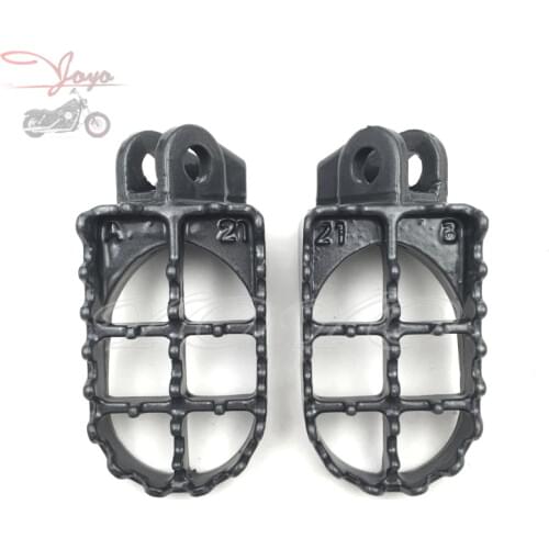 Motorcycle Foot Pegs Footpegs Footrest For Suzuki DRZ400 E S RM125 RM250 RMX250 KLX400S