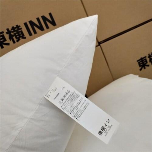 Japanese comfortable five star hotel pillow feather velvet pillow core all cotton super soft single adult cervical pillow core