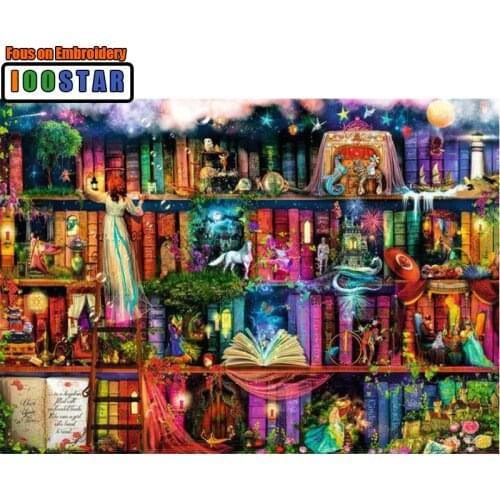 Full Square/Round drill 5D DIY Diamond embroidery Books and animals Diamond Painting Cross Stitch Rhinestone Mosaic decoration