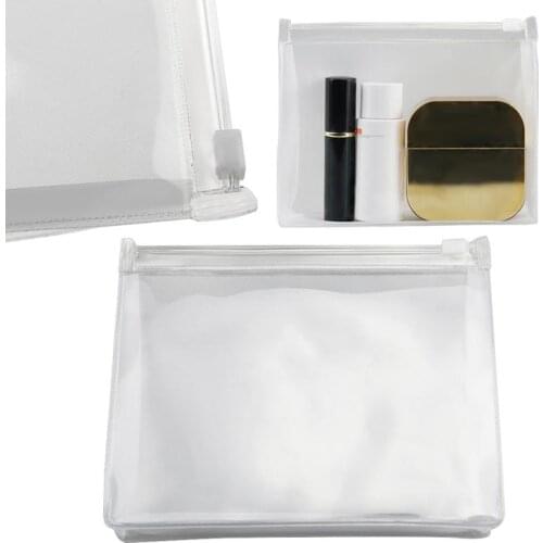 Portable PVC Transparent Travel Cosmetic Bag Waterproof Environment-Friendly Makeup Wash Storage Pouch Organizer Bag