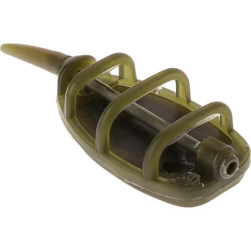 Fishing Feeder With Mould Carp Lead Sinker Method Bait Lure 15g/20g/25g/30g/35g E56D