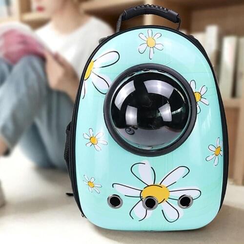 Zipper Cat Backpack Carrier Bags Portable Smooth Oxford Cloth Space Capsule Cat Dog Backpack for Pet Cat Accessories
