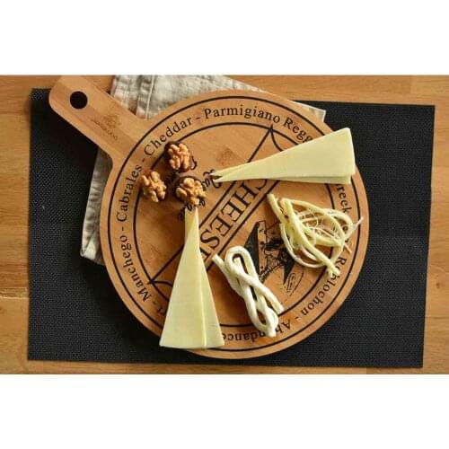 Bamboo Wood Cheese Serving Board I Cheese Board