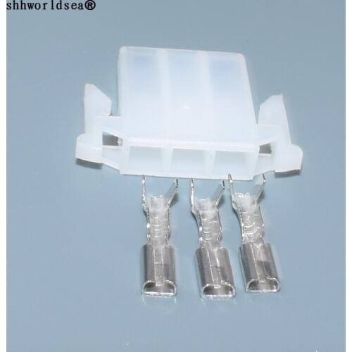 Shhworldsea 3 Pin 2.0mm waterproof car connector automotive connector harness plug with terminal