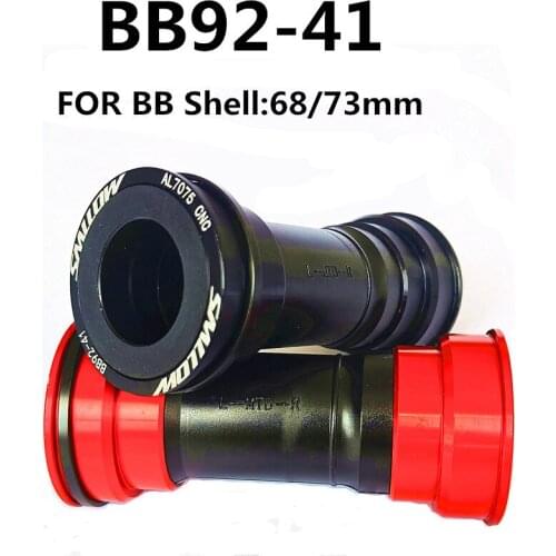 SMLLOW BB92 AL7075 CNC 2 Colour Mountain BIKE Bicycle 68/73MM Integrated Hollow BB bike Press frame 41mm*68mm