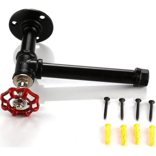 Vintage Paper Towel Holder Metal Industrial Style Towel Rack Wall Mounted Toilet Paper Stand for Bathroom Kitchen Bedroom