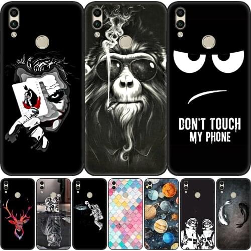 YIKS For Huawe Honor 8C Case 6.26'' Silicone Soft Black TPU Back Cover For Huawe Honor 8C Case BKK-L21 BKK L21 Honor 8 C Honor8C