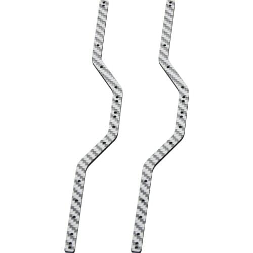 1pair Carbon Fiber Chassis Tool Bracket Accessories Easy Install Frame Rails Girder Side For Axial SCX24 90081 1/24 RC Crawler