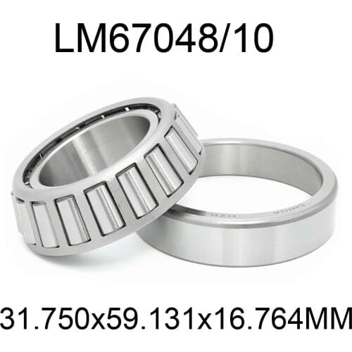 LM67048/10 CUP AND CONE, taper roller bearing shaft LM67048/LM67010 31.750x59.131x16.764mm