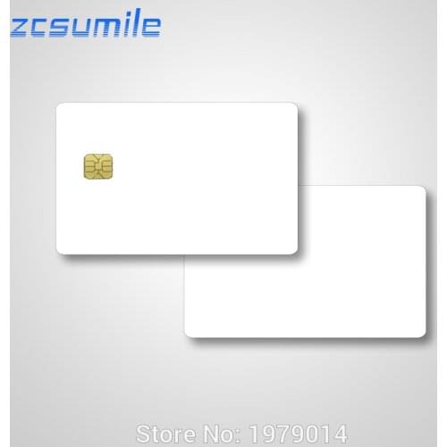 10 pcs/lot White Contact Chip GT24C16/GT24C64 IC cards