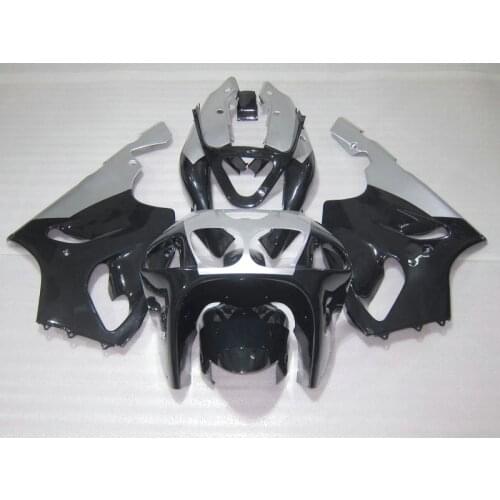 100% new ABS Fairing kit for Kawasaki ZX-7R 1996 - 2003 NINJA ZX7R 96-02 03 black silver bodywork fairings set SR24