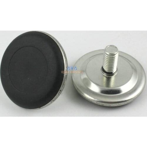 18 Pieces 50mm Base M10x25mm Adjustable Furniture Leg Table Leveling Feet Pad