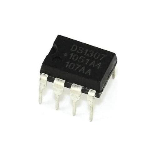 5PCS DS1307 DS1307N DIP-8 RTC SERIAL 512K I2C Real-Time Clock IC