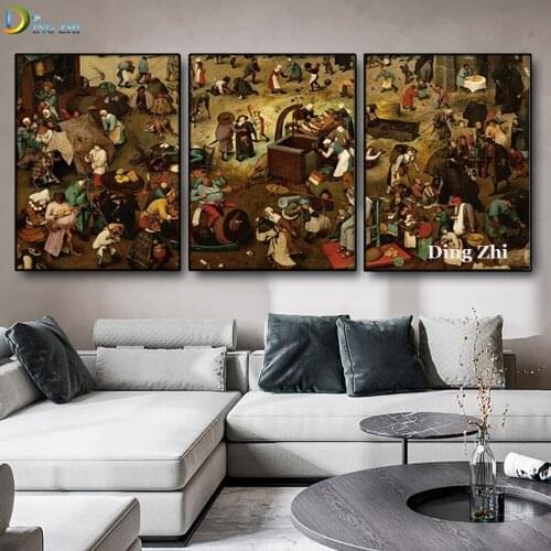 Abstract Art Triptych 5D DIY Handmade Diamond Painting Cross Stitch Kits Diamond Mosaic Embroidery Rhinestone Home Decor Poster