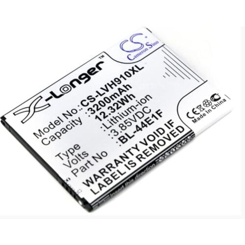 Cameron Sino 3200mAh battery for LG F800 K L S H910 H915 H918 H990 ds n T L83BL L84VL LS777 BL-44E1F EAC63341101