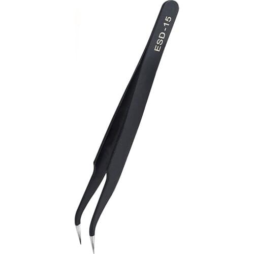 ESD Anti Static Precision Electronics Tweezers Tools Kit for Electronics Jewelry-Making Repairing and Cell Phone Repair Tools