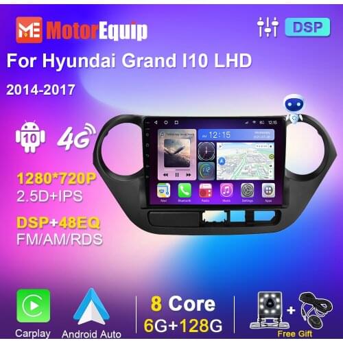 Car Radio For Hyundai Grand I10 LHD 2014-2017 Multimedia DVD Player Android Autoradio Auto Carplay Navigation DSP Audio for Cars