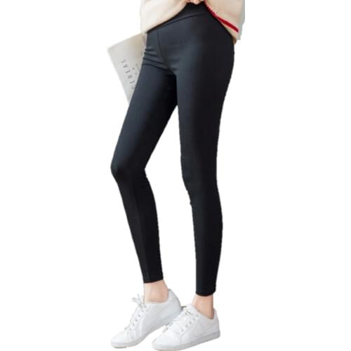 TENTEN high waist trousers skinny stretch pants Push up pants women pencil pants ladies full length pantsoffice trousers casual