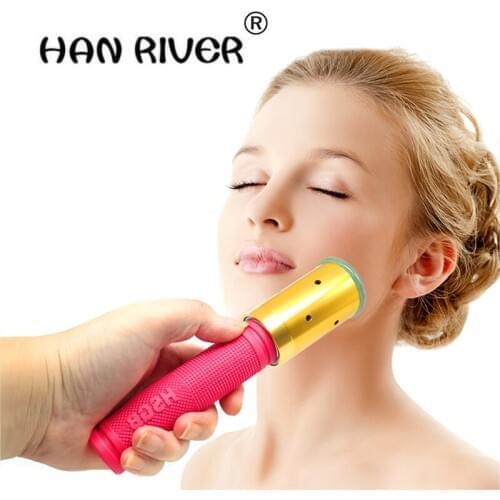 Household facial massage aventurine Moxibustion Moxa Roller Pure Copper Jade Moxa Burner Stick Facial body Moxibustion Massage