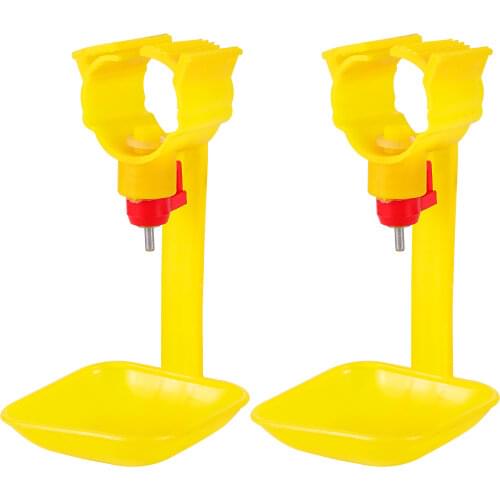 50 pcsThe second generation Chicken hanging Cup Nipple drinkers Chicken waterer Bird Quail Pigeon drinking cup Poultry drinking