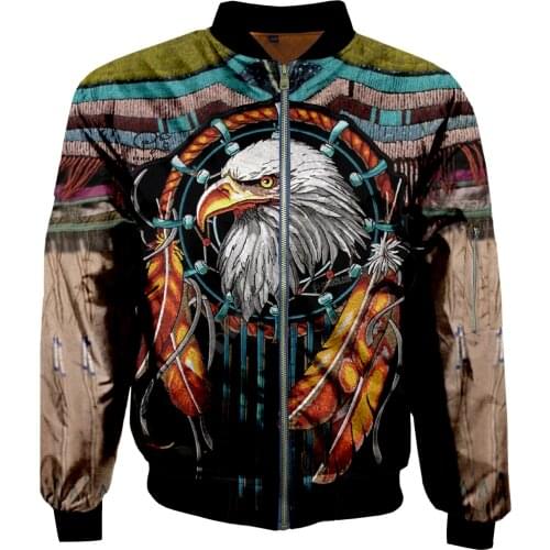 Black Native Indian 3D Mens bomber jackets Hoodie Men Women New Fashion Zipper Hooded Long Sleeve Pullover Style-7
