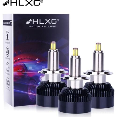 HLXG 360 LED h7 led canbus luces led h7 kit 9005 9006 HB3 HB4 H1 headlight H8 H9 H11 car Light CSP bulb lamp 25000LM 6000K 12V