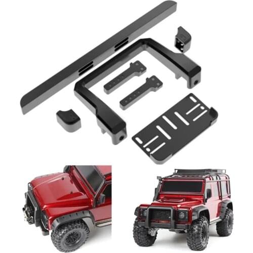 RC Car Classic Metal Front Rear Bumper for 1/10 RC Crawler Traxxas TRX4 TRX-4 Defender Upgrade Auto Parts Car Accessories