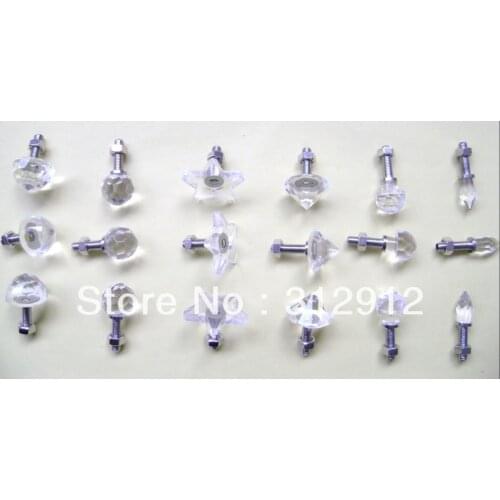 End fixture for optical fiber lights,suitable for 0.75mm-2.0mm PMMA optical fiber;each set (one of each type)