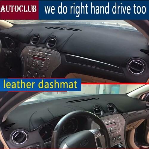For Ford Mondeo Mk IV 2007-2014 Leather Dashmat Dashboard Cover Car Pad Dash Mat SunShade Carpet Cover 2008 2009 2010 2013