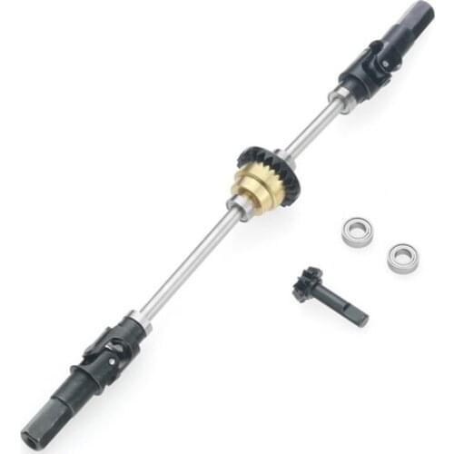 Metal Drive Shaft Gear Bridge Axle Differential Kit for WPL C14 C24 C34 C44 B14 B16 B24 B36 1/16 RC Car Parts