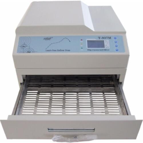 PUHUI T-937M Desktop Reflow Oven T937M Lead-free Reflow Solder Oven BGA SMD SMT Rework Sation T 937M Reflow Wave Oven