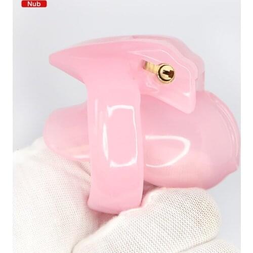 HT V4 Plastic Resin Cock Cage Stop Masturbator Male Chastity Belt Device BDSM Fetish Penis Ring Lock Adult Game Sex Toys For Men