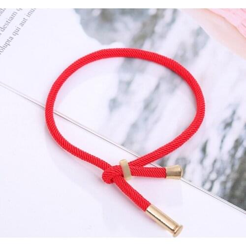 Blank Beading Braided Kabbalah Red String Bracelets Adjustable Lucky DIY Jewelry